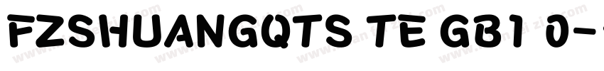 FZSHUANGQTS TE GB1 0字体转换